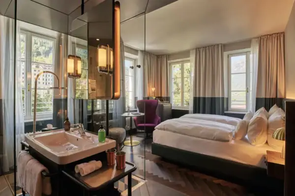 Zimmer Ein Zimmer mit einem Bett